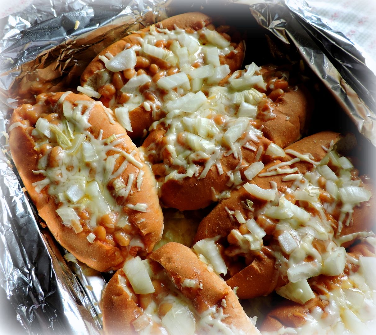 The English Kitchen Cheese & Onion Baked Bean Dogs